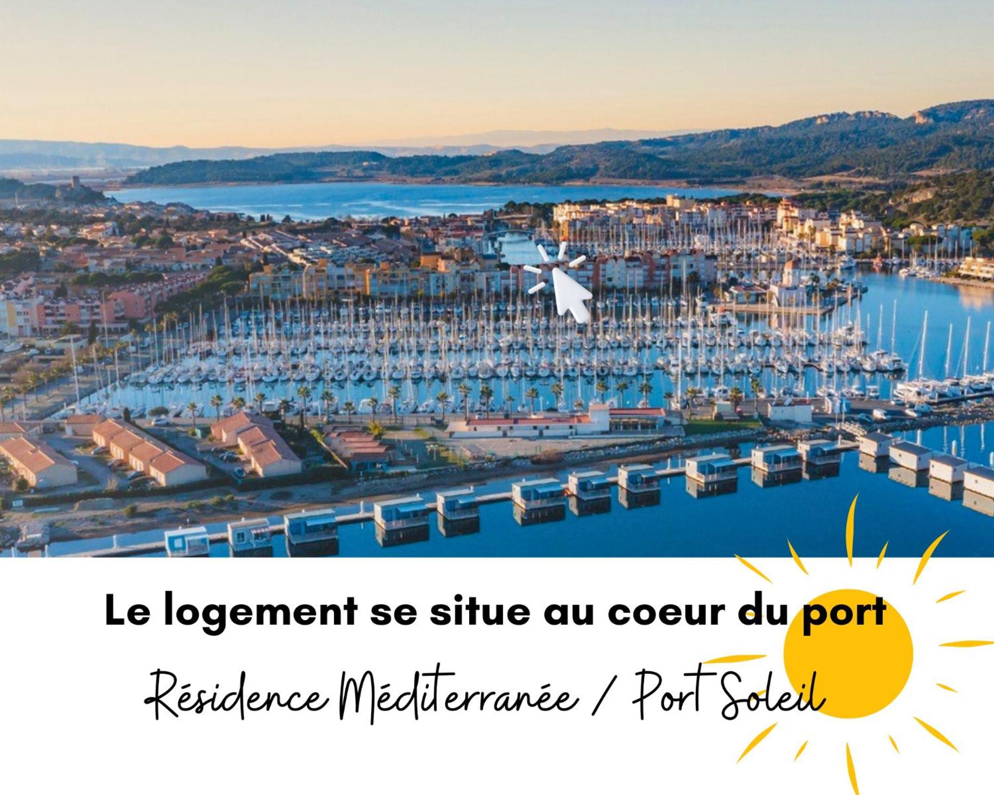 - L'Horizon Bleu - Cocon Romantique Avec Vue Mer Panoramique Gruissan Exterior photo